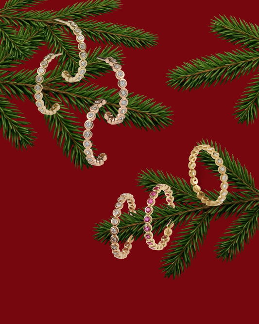 Couronne de Noël （クロンヌ・ド・ノエル）ピアス