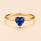 Heart Birthstone Ring　　【7月～12月】