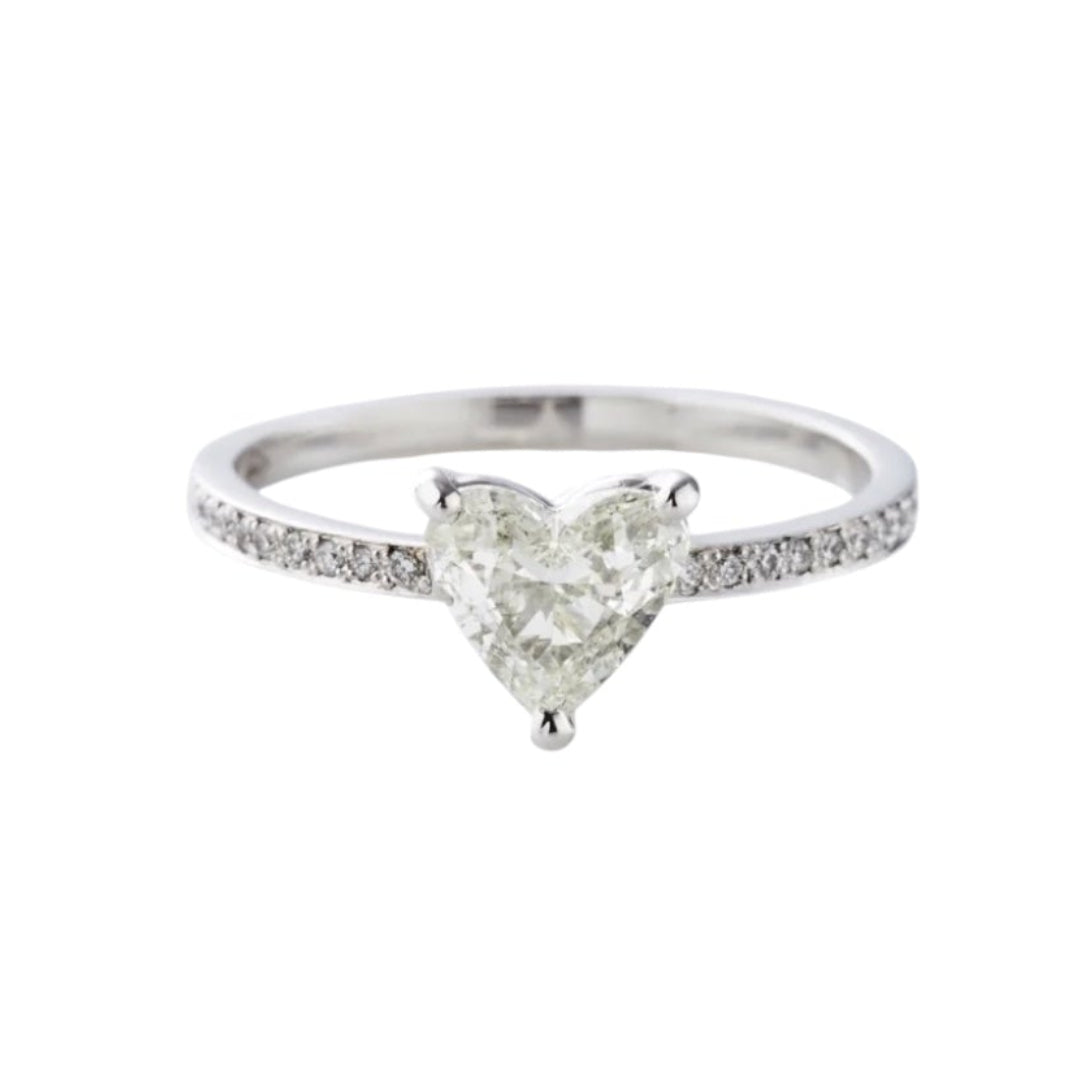 Heart Shape Diamond Ring