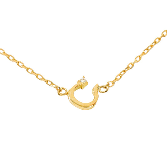 【N】Arabic Initial Necklace