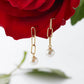 Akoya Pearl Chain Earings
