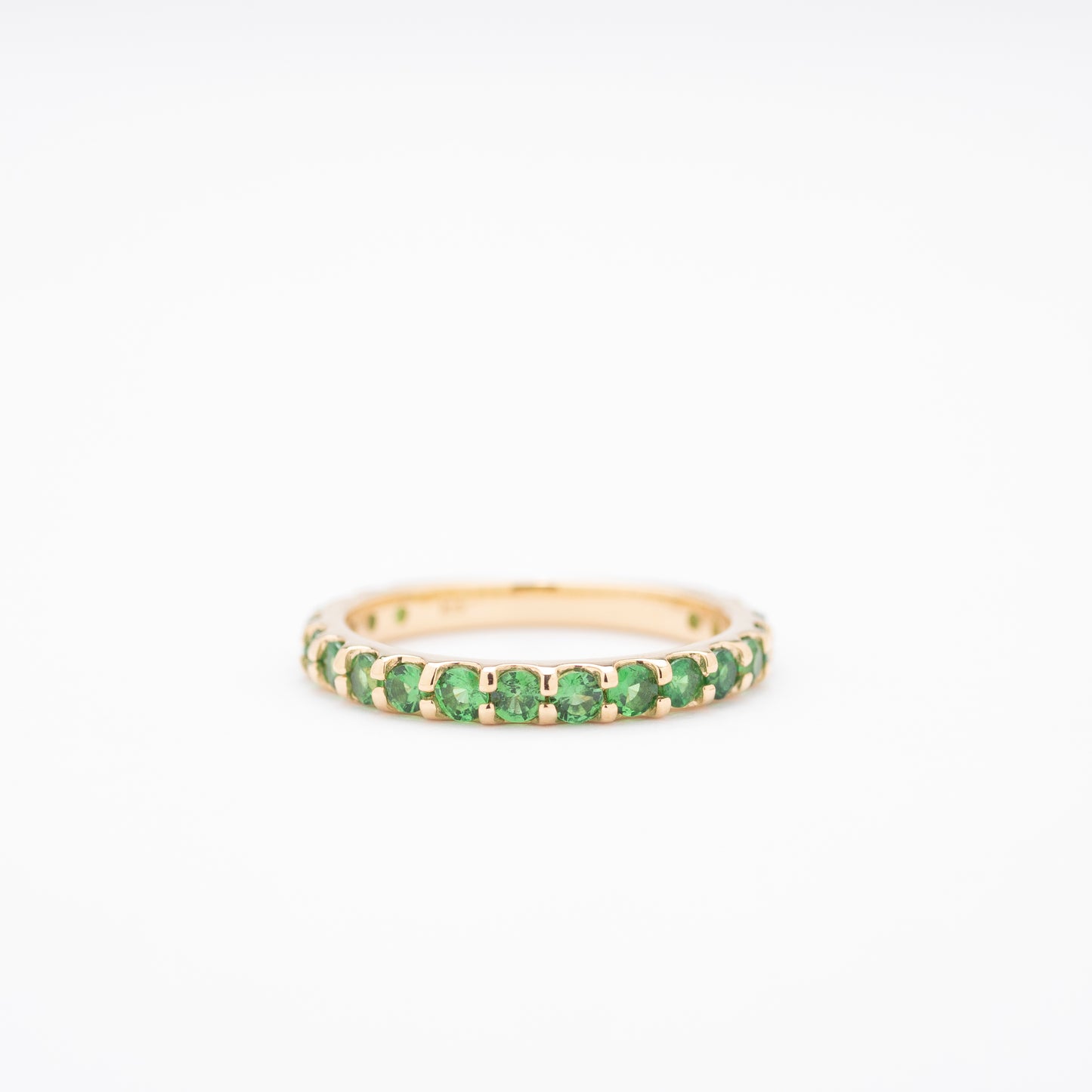 プレシャスエターナルリング【グリーンガーネット】