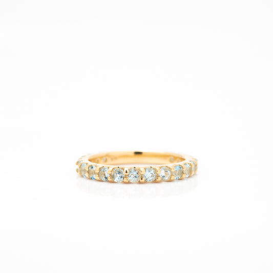 プレシャスエターナルリング【アクアマリン】