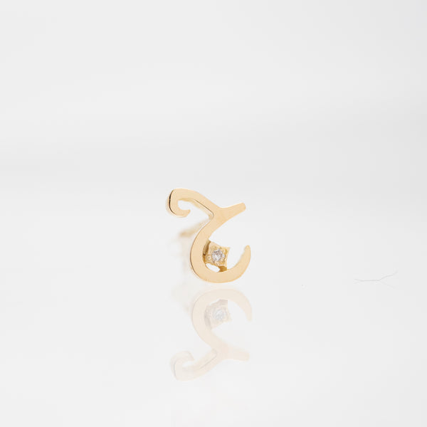 【J】イニシャルピアス