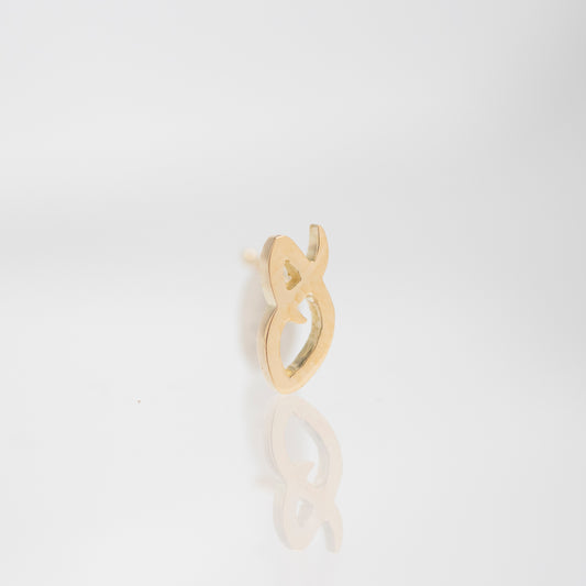 【K】イニシャルピアス