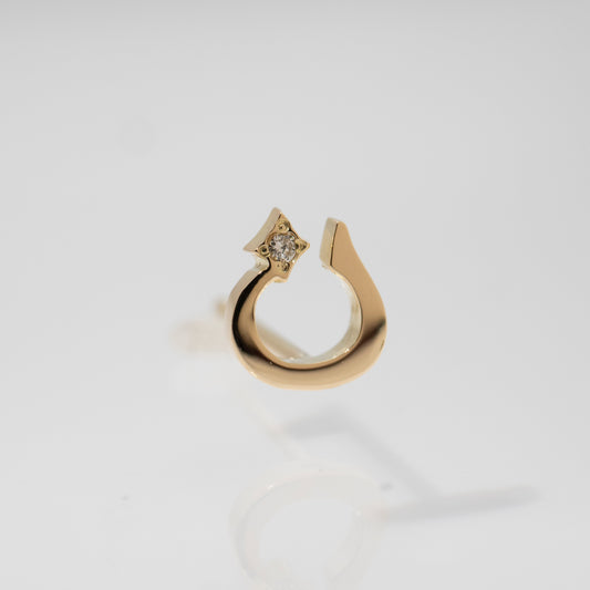 【N】イニシャルピアス